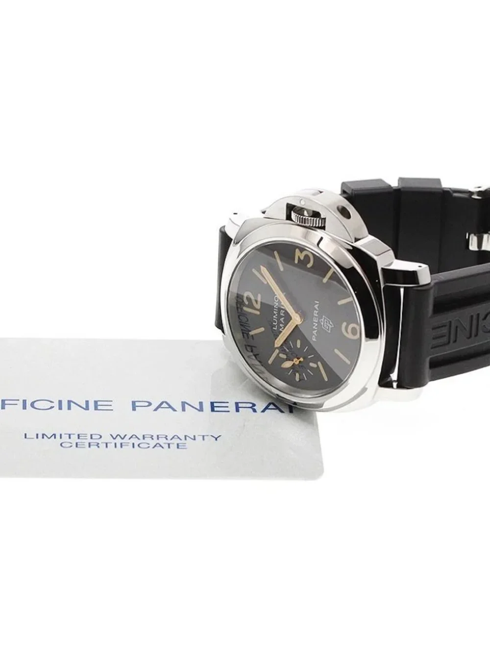 PANERAI Luminor Marina Logo Acciaio PAM00632 Hand Winding Men's Watch_956119